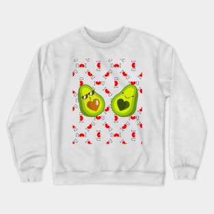 Avocado Kawaii Crewneck Sweatshirt